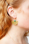 "Maria" Green Onyx Earrings