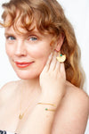 "Maria" Green Onyx Earrings