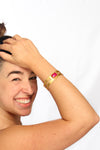 Pulsera de rubí "Cha Cha"
